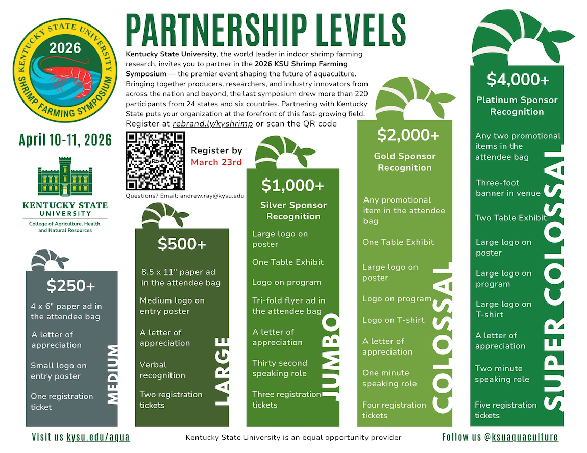 2026 Shrimp Symposium Partnership Flyer