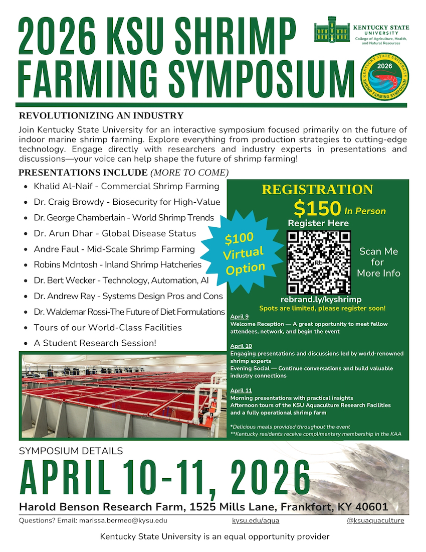 2026 Shrimp Symposium Flyer