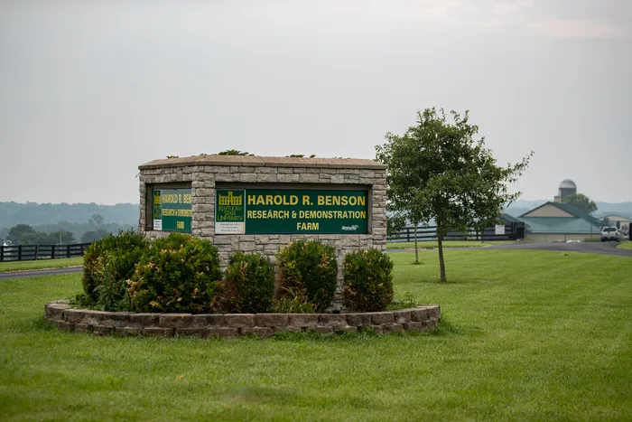 Harold Benson Farm Entrance