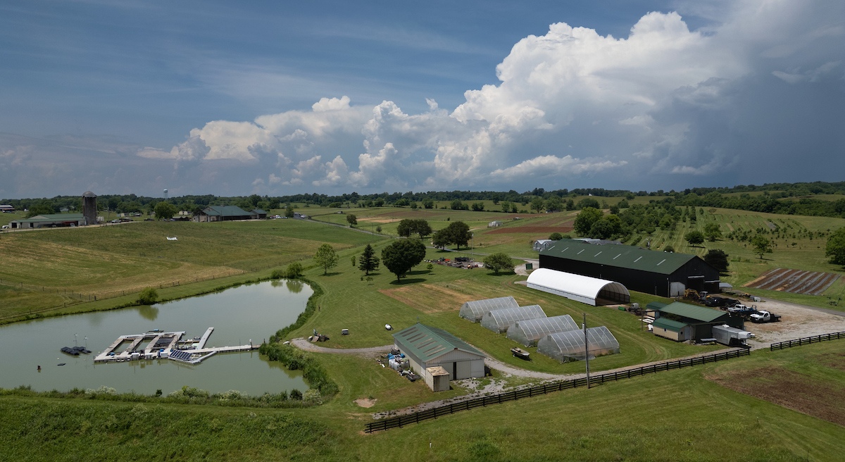 Benson Farm Aerial view