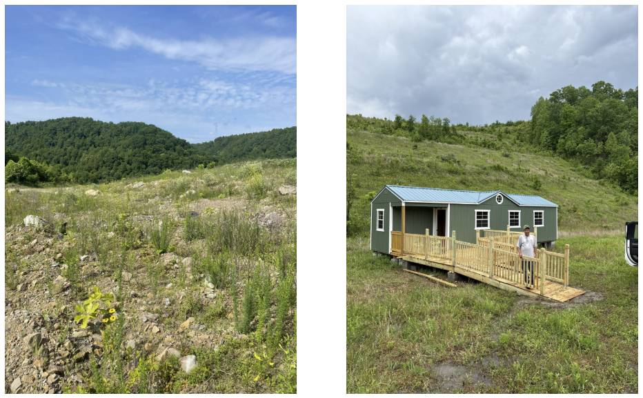 Land targeted for restoration through the project and ecosystems restoration learning center